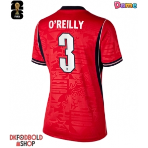England Nico O'Reilly #3 Udebanetrøje Dame VM 2026 Kort ærmer England Nico O'Reilly #3 Udebanetrøje Dame VM 2026 Kort ærmer
